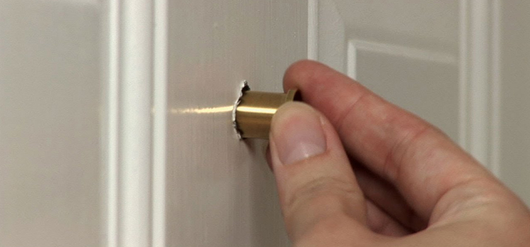 peephole door repair in Baldwin Park