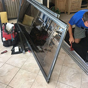 sliding glass door frame repair Baldwin Park